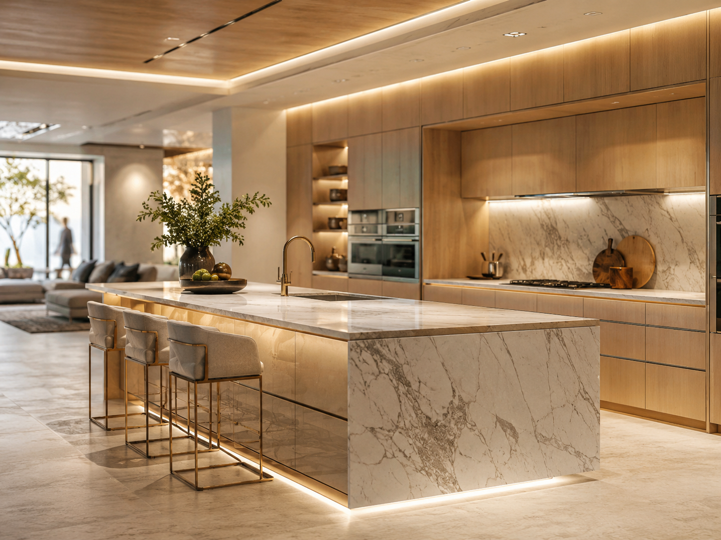 Cuisine moderne premium — showroom équipement cuisine
